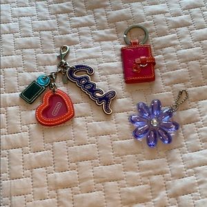 Coach keychain set